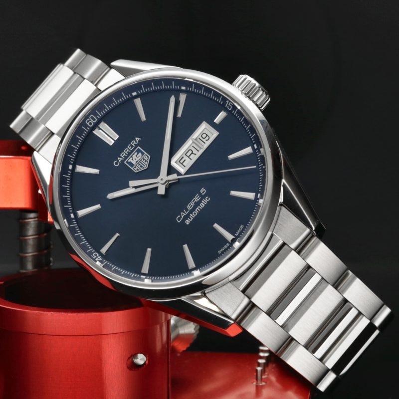 2023 TAG Heuer WAR201E.BA0723  Carrera Calibre 5 Day-Date Automatic 41 mm, Box, Papers, Booklet - Image 5