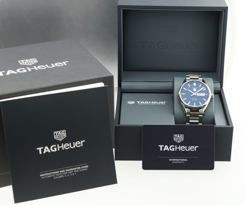 2023 TAG Heuer WAR201E.BA0723  Carrera Calibre 5 Day-Date Automatic 41 mm, Box, Papers, Booklet - Image 16