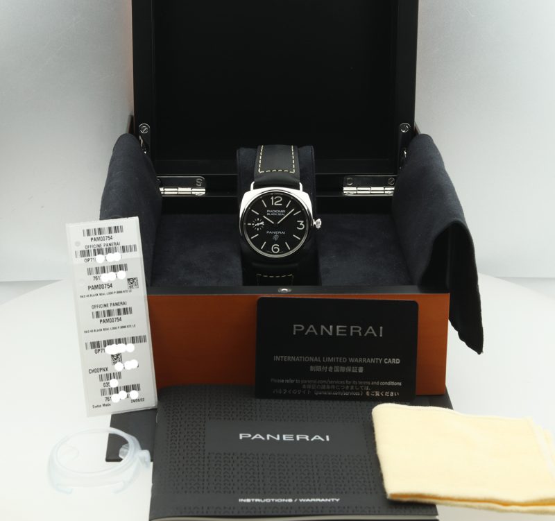 2023 Unworn Panerai PAM00754 Radiomir Black Seal Logo Hand-wound 45 mm Full-set - Image 16