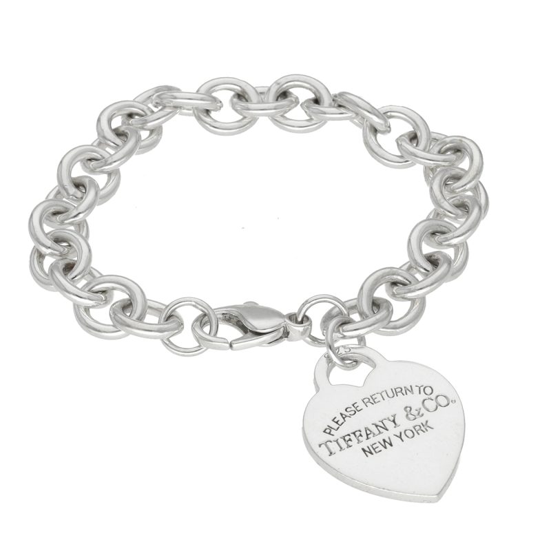 Pre-Loved Bracciale Argento con Cuore Pendente Tiffany & Co. Return to Tiffany - immagine 2