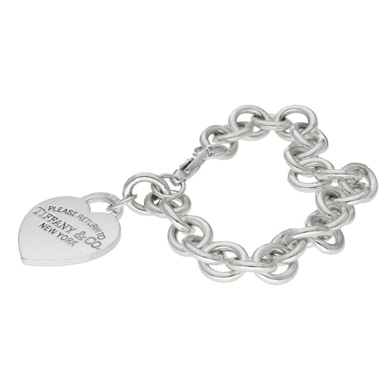 Pre-Loved Bracciale Argento con Cuore Pendente Tiffany & Co. Return to Tiffany - immagine 9