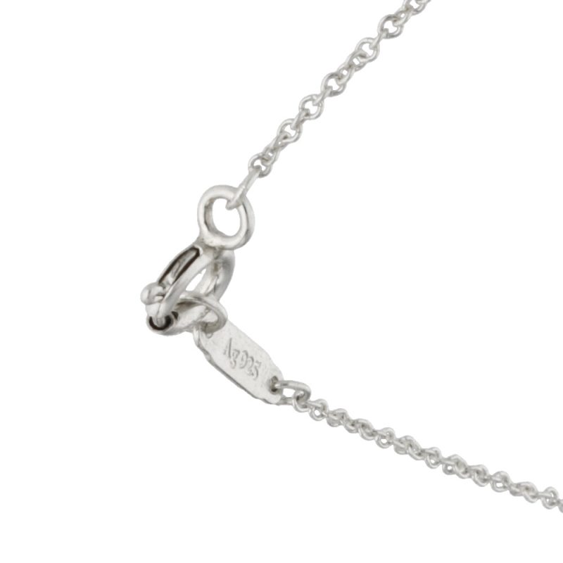 Pre-Loved Tiffany & Co. Collana Argento con Doppio Pendente a Forma di Cuore Please Return to Tiffany - immagine 6