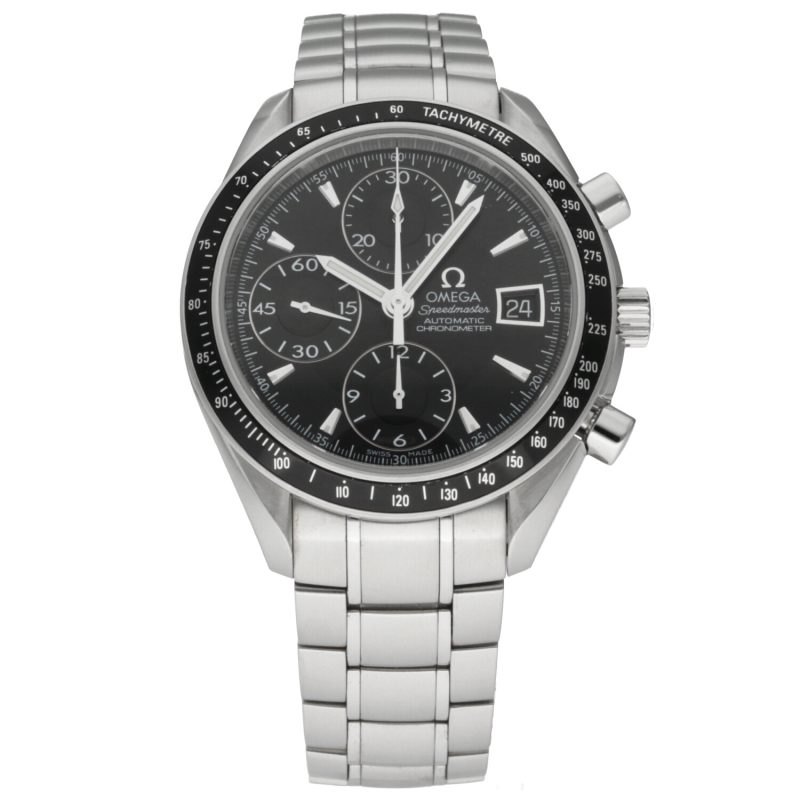 ca. 2007 Omega ref. 32105000 Speedmaster Date Automatic Steel on Steel 40 mm - Image 3