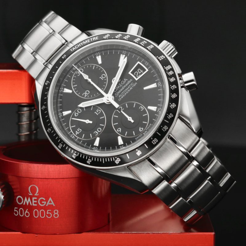 ca. 2007 Omega ref. 32105000 Speedmaster Date Automatic Steel on Steel 40 mm - Image 5