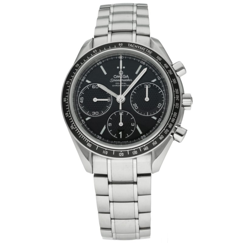 ca. 2020 Never Polished Omega 32630405001001 Speedmaster Racing Co-Axial Chronograph 40 mm Box, Cards, Booklet - Image 3