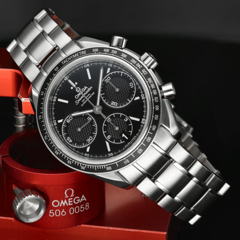 ca. 2020 Never Polished Omega 32630405001001 Speedmaster Racing Co-Axial Chronograph 40 mm Box, Cards, Booklet - Image 5