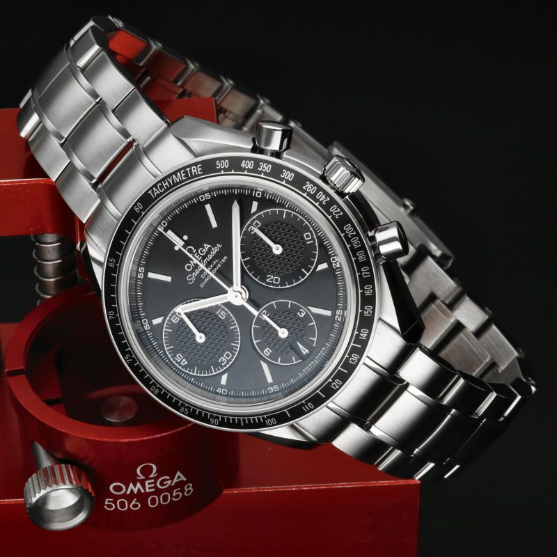 2020 ca. Nuovo, Mai Indossato Omega 32630405001001 Speedmaster Racing Co-Axial Chronograph 40 mm Full-set - immagine 5