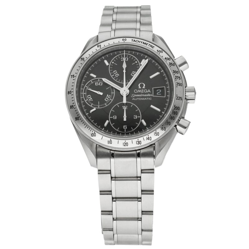 2003 Omega ref. 35135000 Speedmaster Data Reduced Automatico 39 mm Scatola e Garanzia - immagine 3