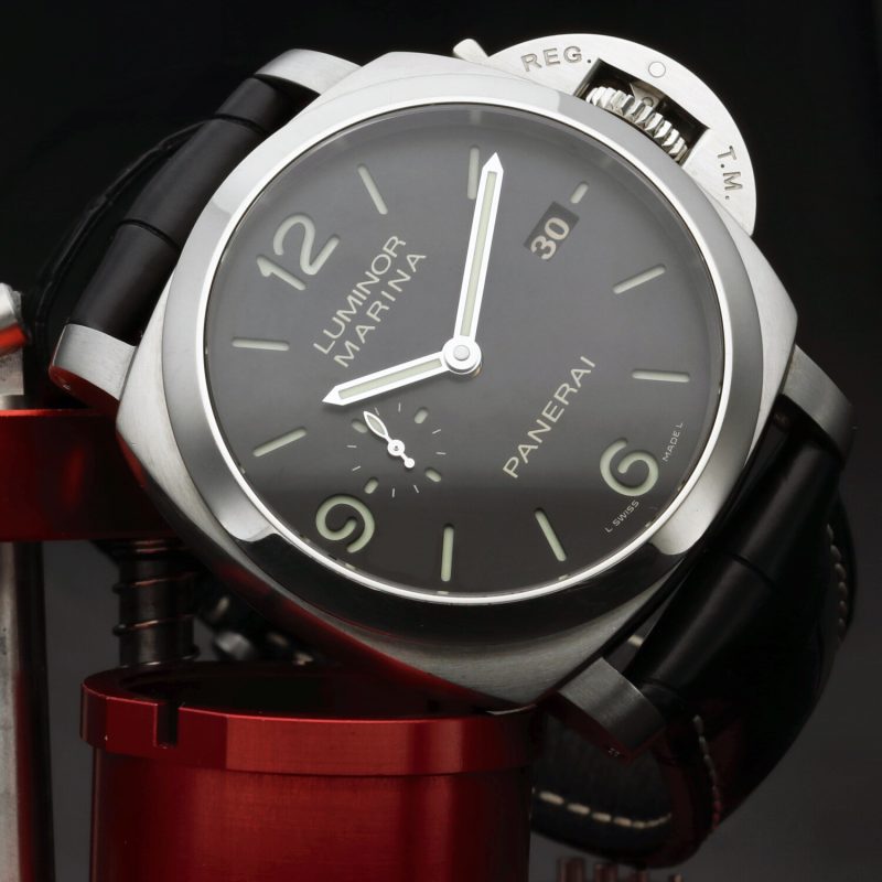 2012 Panerai PAM00312 Luminor Marina 3 Days Automatic Steel 44 mm Sandwich Dial Full-set - Image 4