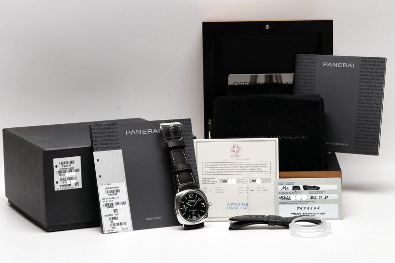 2015 Panerai PAM00380 Radiomir Black Seal Logo Carica Manuale 45 mm Full-set - immagine 16