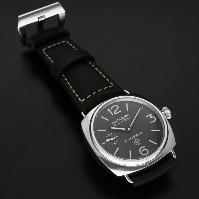 2015 Panerai PAM00380 Radiomir Black Seal Logo Carica Manuale 45 mm Full-set - immagine 13