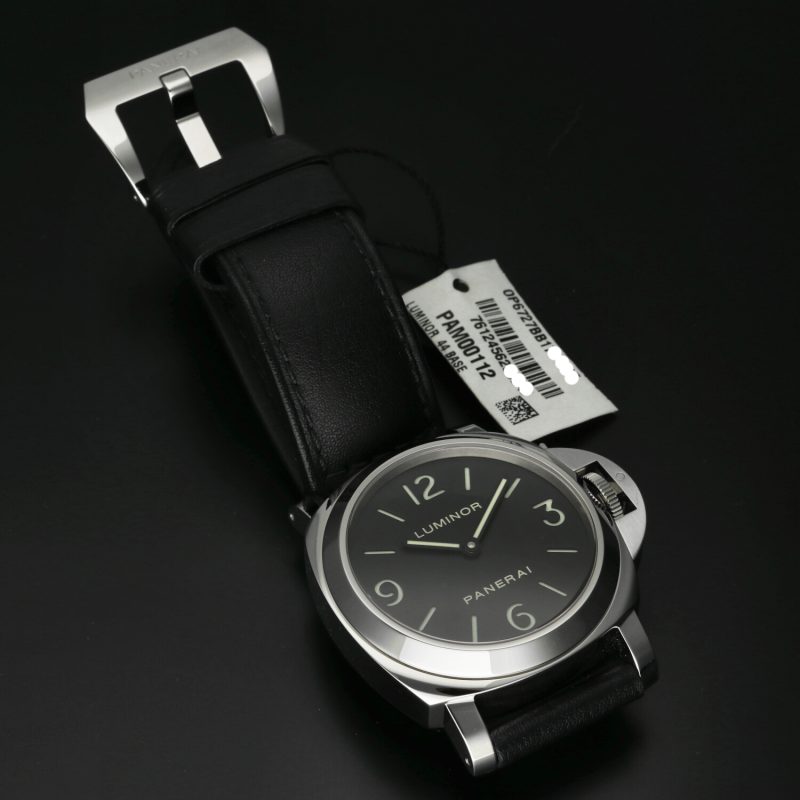 2015Unworn  Panerai PAM00112 Luminor Base 44 mm Sandwich Dial Box, Card, Booklets - Image 13