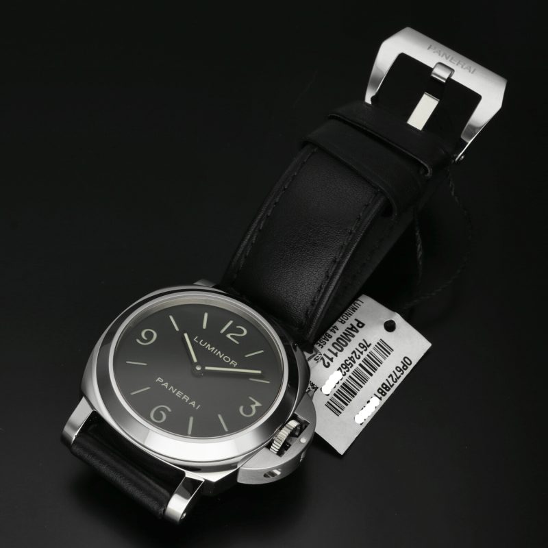 2015Unworn  Panerai PAM00112 Luminor Base 44 mm Sandwich Dial Box, Card, Booklets - Image 14