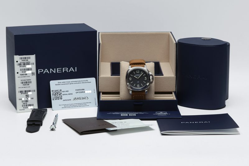 2023 Panerai PAM01086 Luminor Base Logo 3 Days Hand-Wound Steel 44 mm Full-set - Image 15