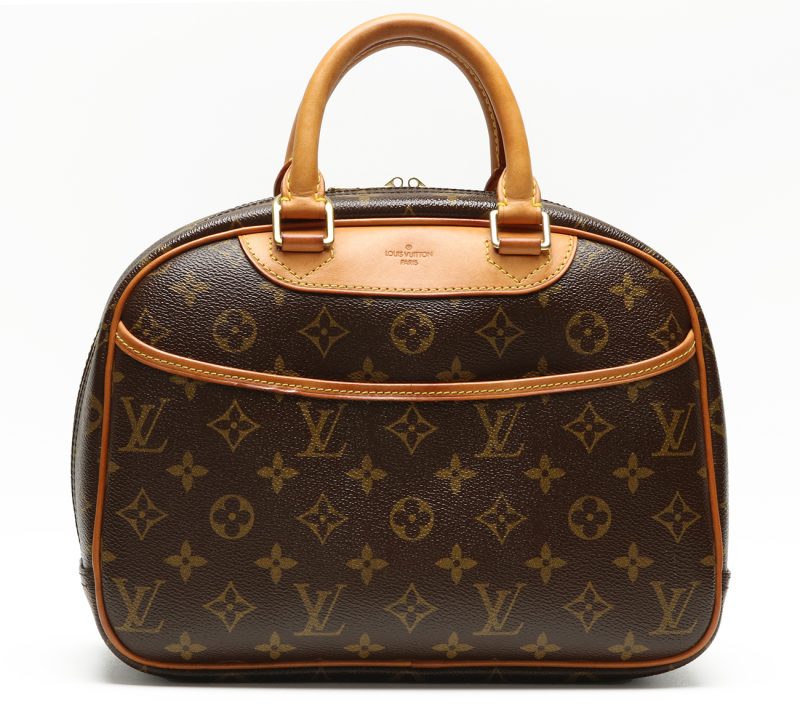 Borsa Louis Vuitton Trouville M42228 Tela Monogram Marrone