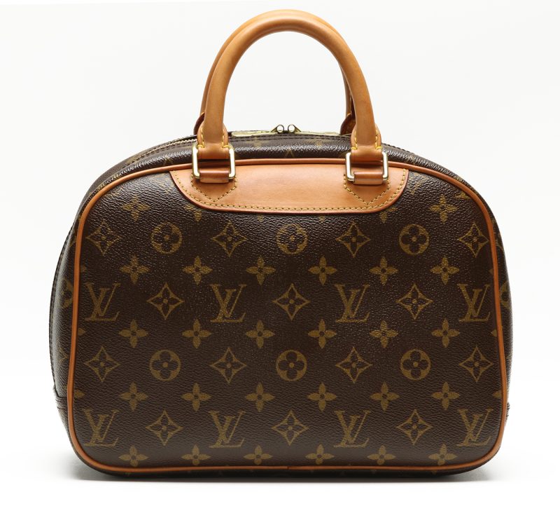 Borsa Louis Vuitton Trouville M42228 Tela Monogram Marrone - immagine 5