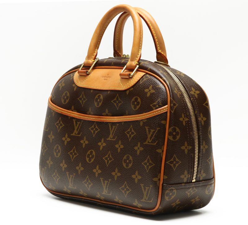 Borsa Louis Vuitton Trouville M42228 Tela Monogram Marrone - immagine 7