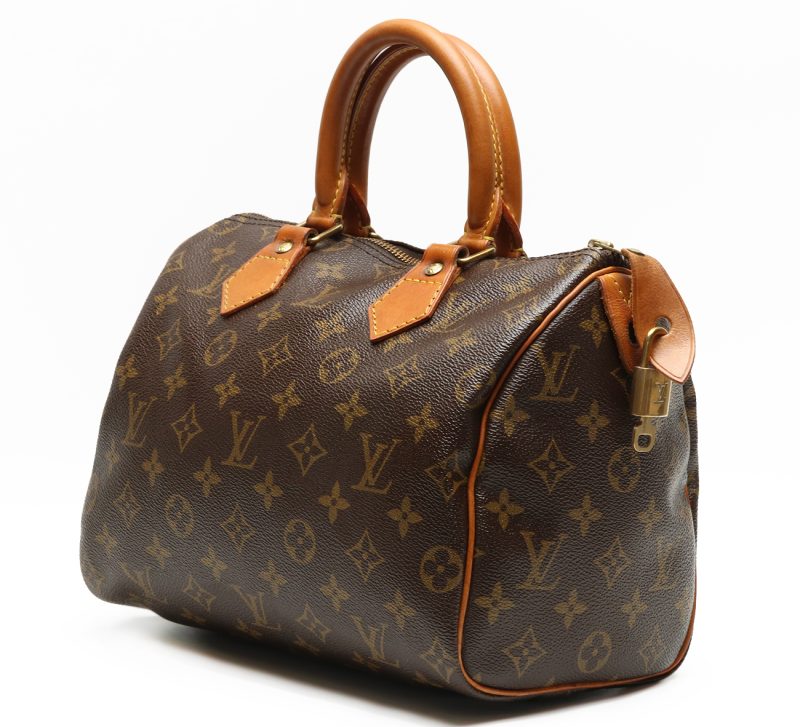 Borsa Louis Vuitton Speedy 25 ref. M41528 Tela Monogram Marrone - immagine 6