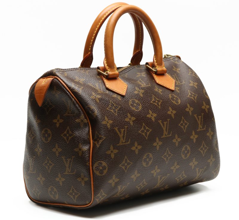 Borsa Louis Vuitton Speedy 25 ref. M41528 Tela Monogram Marrone - immagine 7