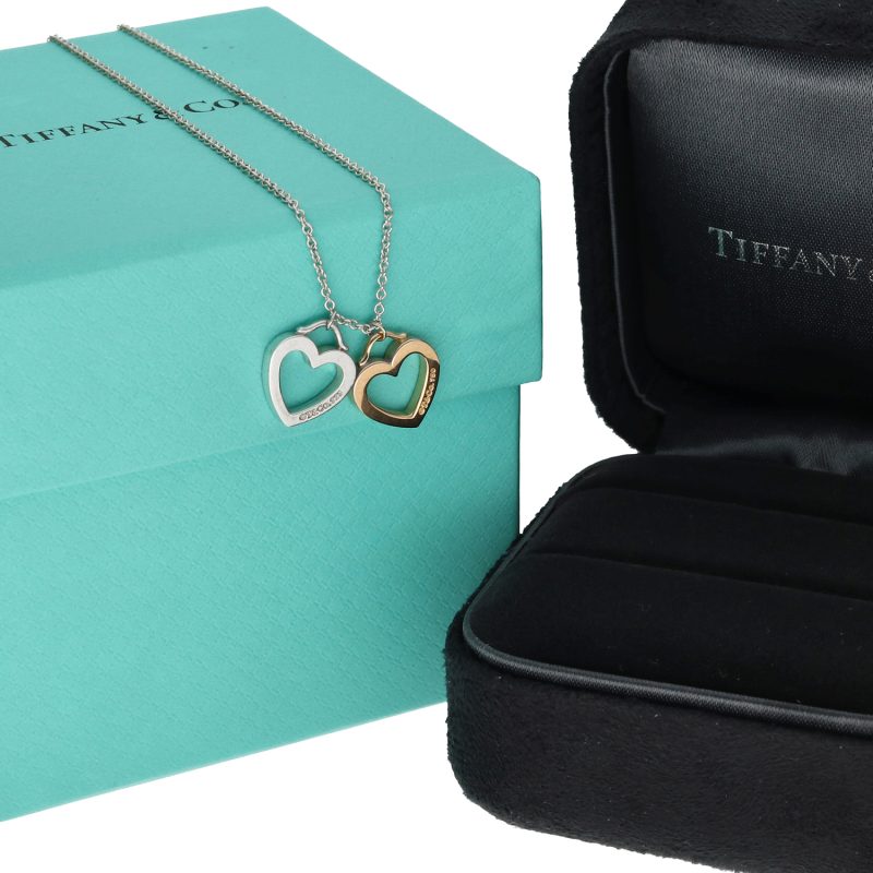 Pre-Loved Collana Tiffany & Co. Sentimental Heart Oro e Argento - immagine 9