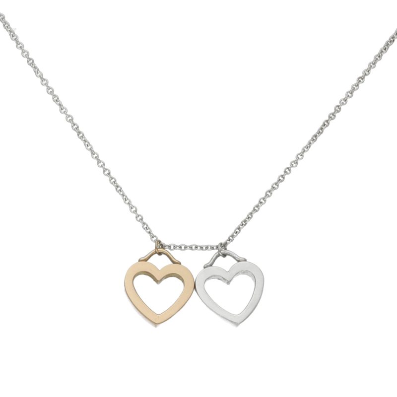 Pre-Loved Collana Tiffany & Co. Sentimental Heart Oro e Argento - immagine 2