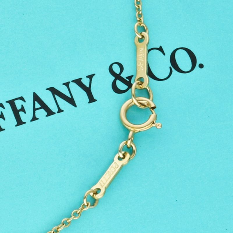 Collana Oro 18kt Tiffany & Co. Pendente Open Heart collezione Elsa Peretti - immagine 7