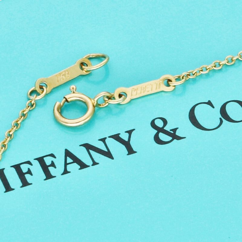 Collana Oro 18kt Tiffany & Co. Pendente Open Heart collezione Elsa Peretti - immagine 9