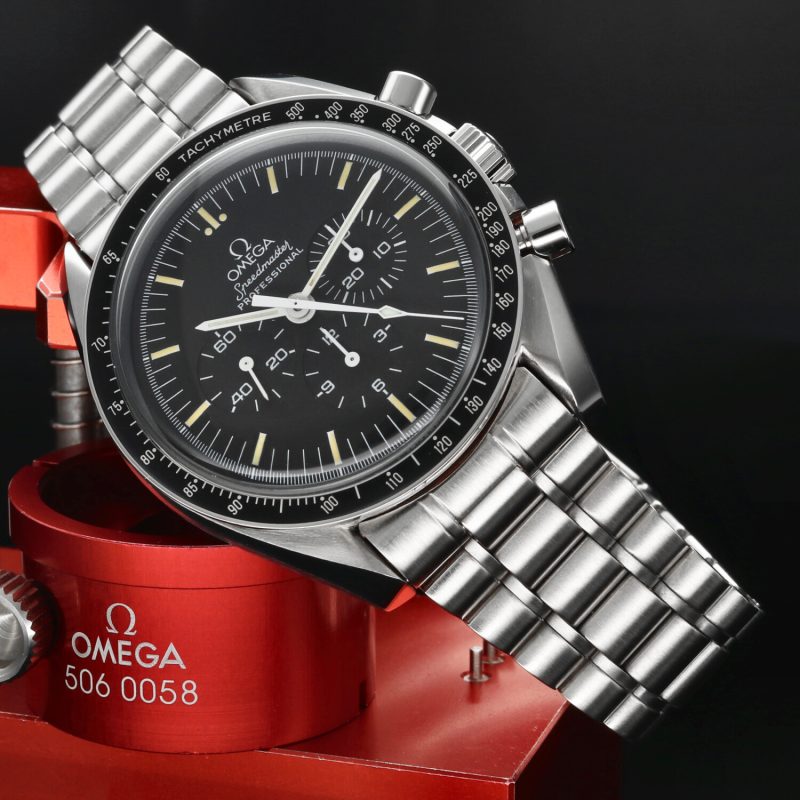 1989 Omega ref. 35905000 Speedmaster Professional Moonwatch S&R Long Serif Box and Papers + Omega Serviced - Image 5