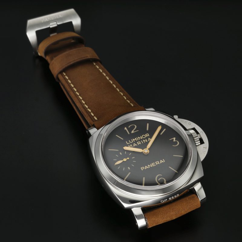 2014 Panerai PAM00422 Luminor Marina 3 Days Hand-Wound Stainless Steel 44 mm Sandwich Dial - Image 13