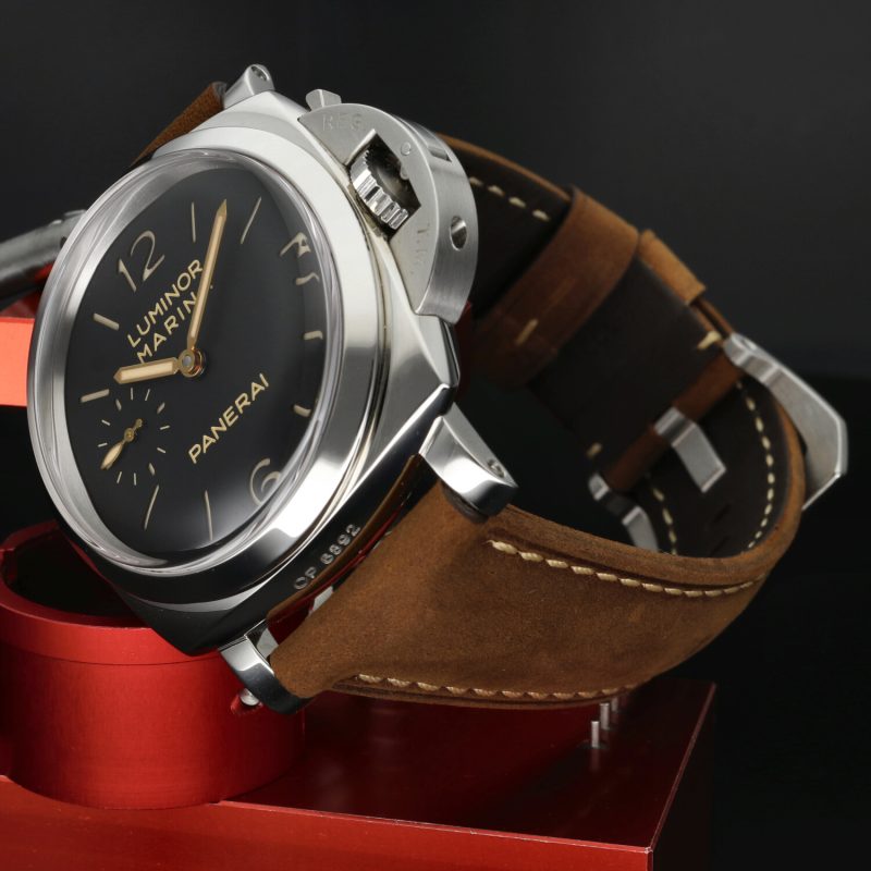 2014 Panerai PAM00422 Luminor Marina 3 Days Hand-Wound Stainless Steel 44 mm Sandwich Dial - Image 4