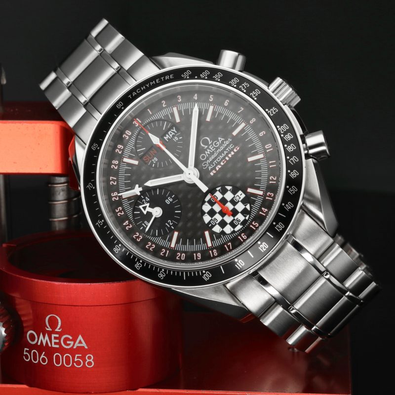 2018 Omega 35295000 Speedmaster Racing Day Date Michael Schumacher LE with Box and Papers - Image 4