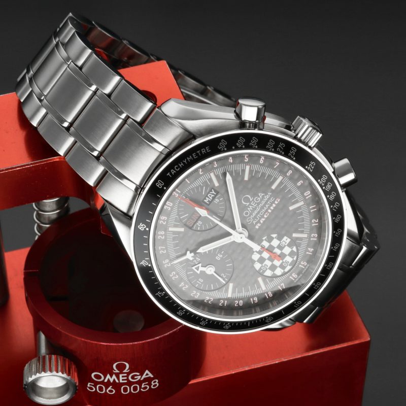 2018 Omega 35295000 Speedmaster Racing Day Date Michael Schumacher LE with Box and Papers - Image 5