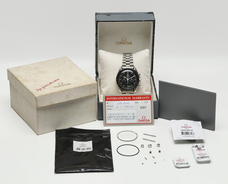 1989 Omega ref. 35905000 Speedmaster Professional Moonwatch S&R Long Serif Box and Papers + Omega Serviced - Image 18