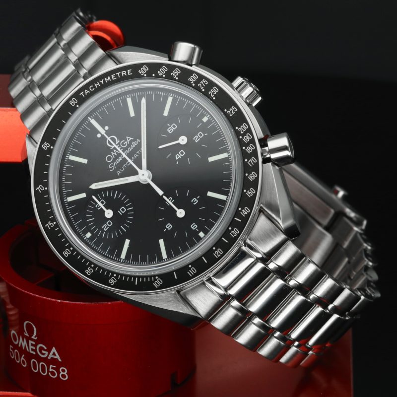 ca. 2009 Omega Speedmaster Reduced II Sapphire 35395000 Automatic 39 mm Omega Serviced - Image 4