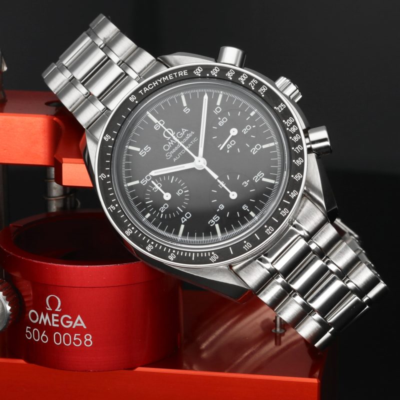 1998 Omega ref. 35105000 Speedmaster Automatic Reduced 39 mm Box, Card, Booklets, Omega Serviced - Image 5