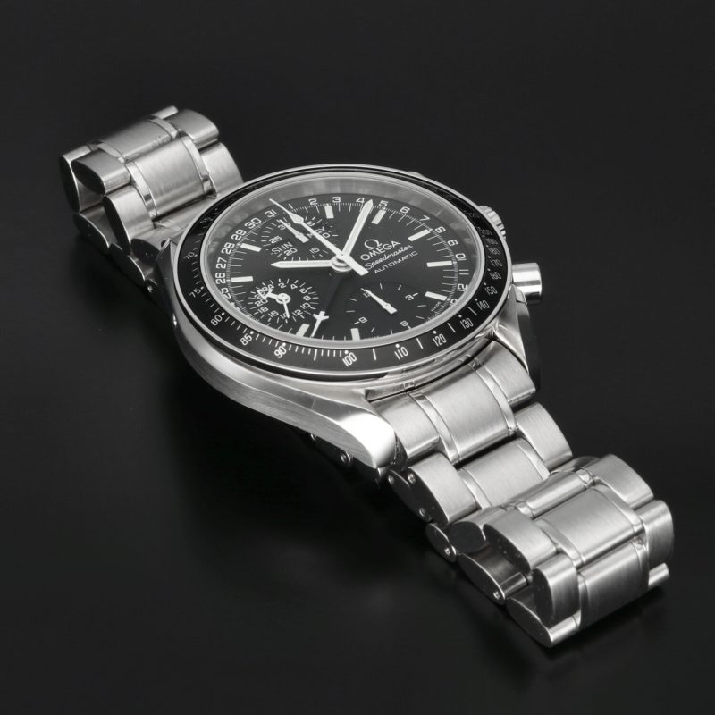 2002 Omega ref. 35205000 Speedmaster Reduced Triple Date Mk40, Box and Original Warranty + Omega Service - Image 14