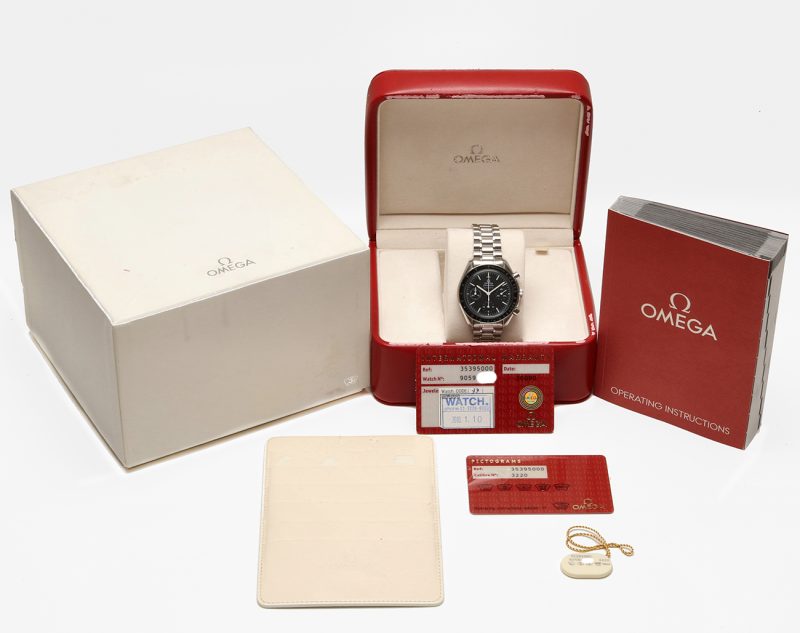 2010 Omega Speedmaster Reduced II Zaffiro 35395000 Automatico 39 mm Scatola + Garanzia - immagine 17