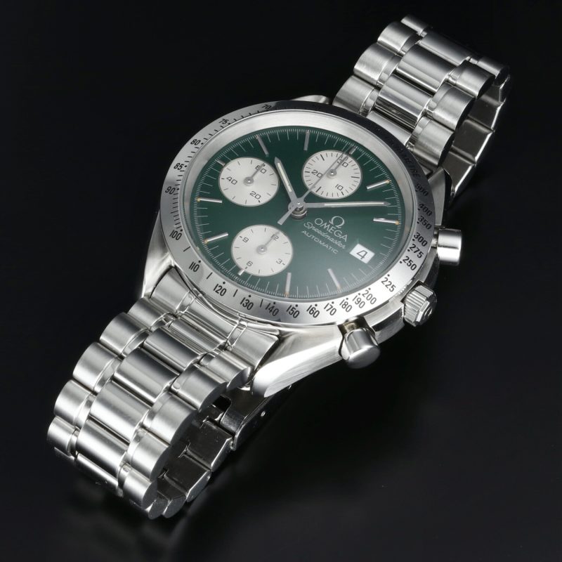 ca. 1999 Omega 35117000 Speedmaster Reduced Date Automatic 39mm Green Dial Omega Serviced - Image 14