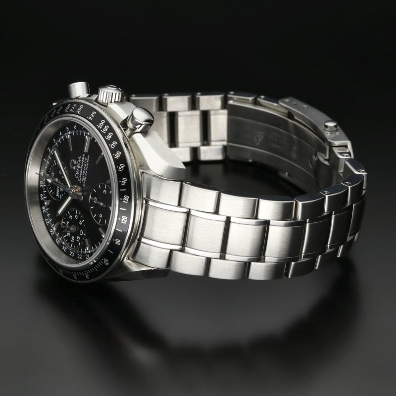 ca. 2014 Unpolished Omega ref. 32205000 Speedmaster Triple Date Automatic Steel on Steel 40 mm Box and Papers - Image 15