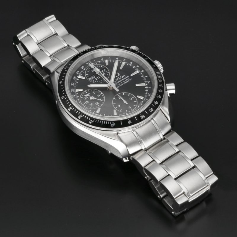 ca. 2014 Unpolished Omega ref. 32205000 Speedmaster Triple Date Automatic Steel on Steel 40 mm Box and Papers - Image 13