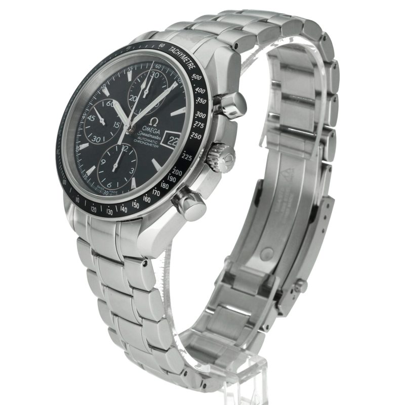 2010 Omega 32105000 Speedmaster Data Automatico Acciaio su Acciaio 40 mm Full-set - immagine 2