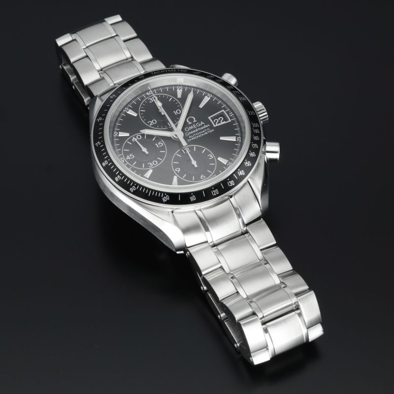 2010 Omega 32105000 Speedmaster Data Automatico Acciaio su Acciaio 40 mm Full-set - immagine 13