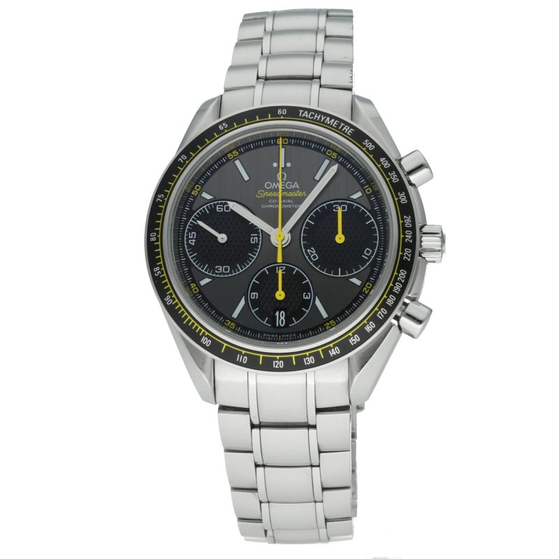 2019 Unpolished Omega 32630405006001 Speedmaster Racing Co-Axial Chronograph 40 mm Box+Cards+Booklet - Image 3