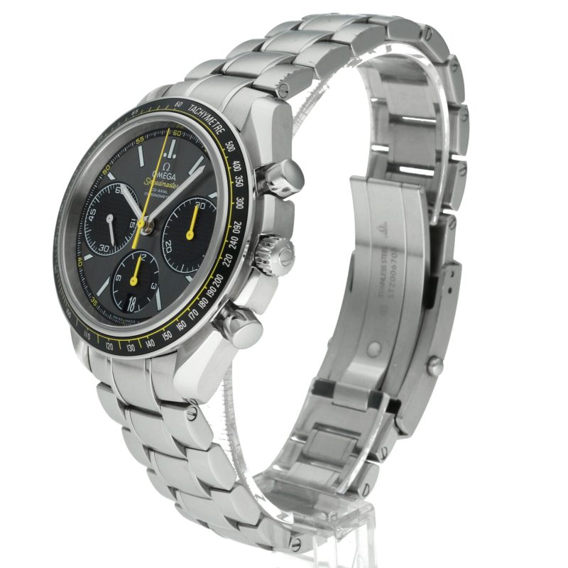 2019 Unpolished Omega 32630405006001 Speedmaster Racing Co-Axial Chronograph 40 mm Box+Cards+Booklet - Image 2