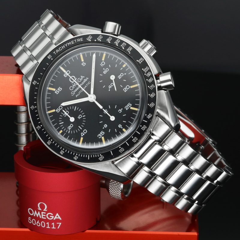 2000 Omega ref. 35105000 Speedmaster Automatico Reduced 39 mm Scatola, Garanzia, Libretto - immagine 5