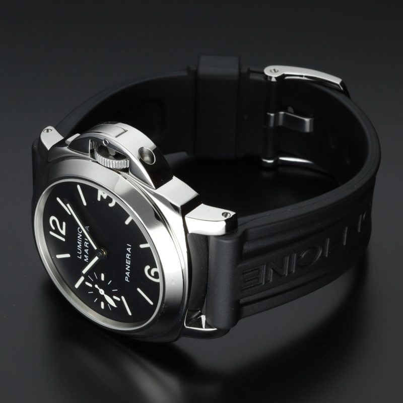 2000 Panerai Luminor Marina PAM00001, 44 mm Hand-Wound - Complete Set, Double Strap, Panerai Service - Image 14