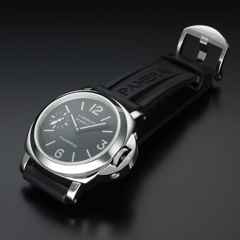 2000 Panerai Luminor Marina PAM00001, 44 mm Hand-Wound - Complete Set, Double Strap, Panerai Service - Image 13