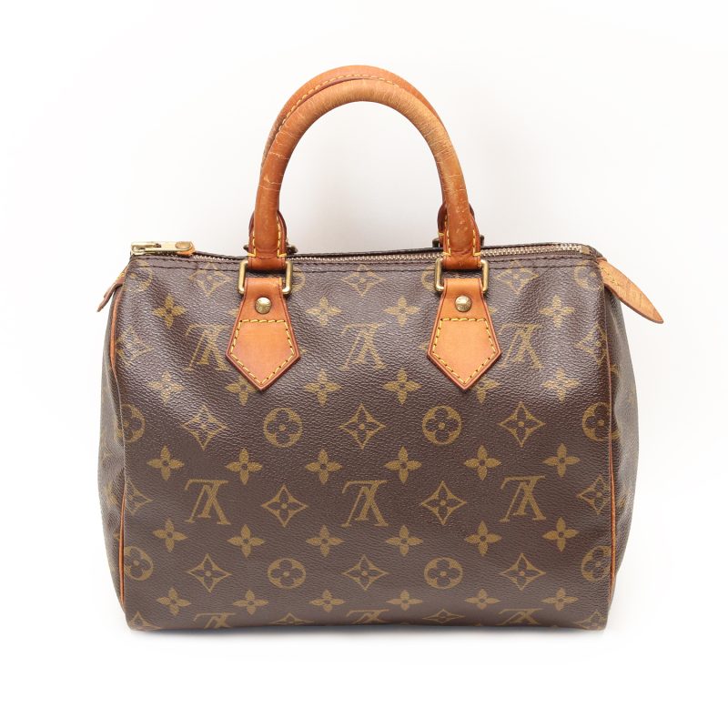 Louis Vuitton Speedy 25 Monogram Canvas M41528 Pre-Loved con Certificato di Autenticità - immagine 2