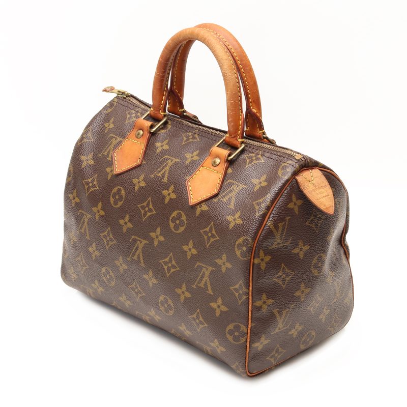 Louis Vuitton Speedy 25 Monogram Canvas M41528 Pre-Loved con Certificato di Autenticità - immagine 3