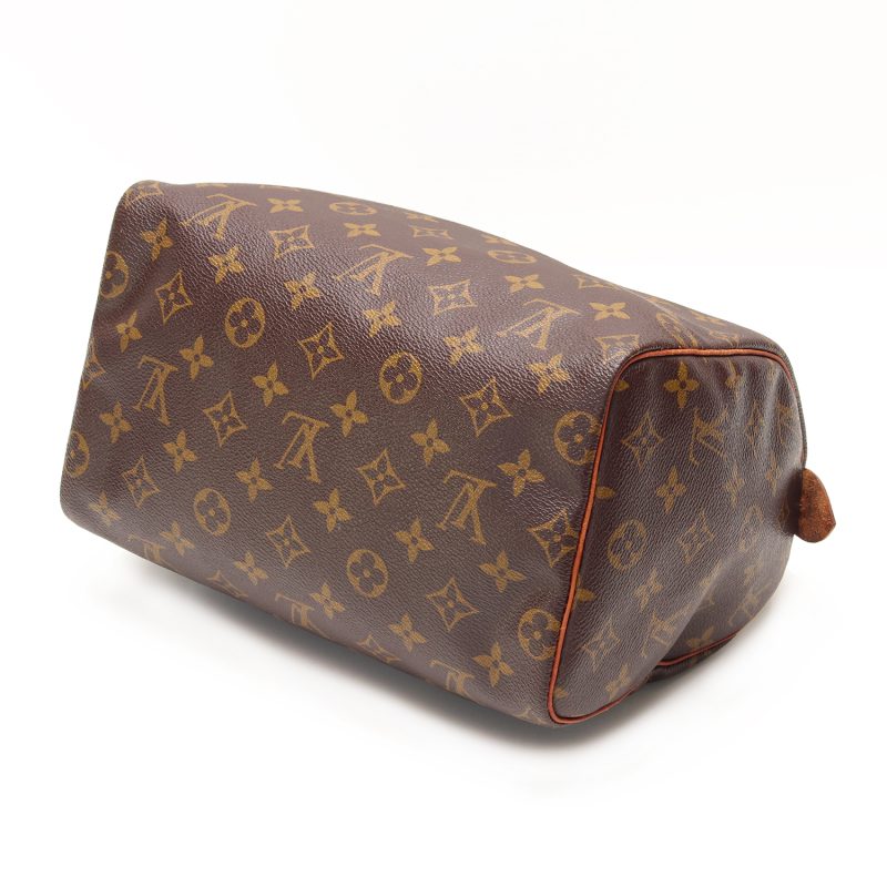 Louis Vuitton Speedy 25 Monogram Canvas M41528 Pre-Loved con Certificato di Autenticità - immagine 7